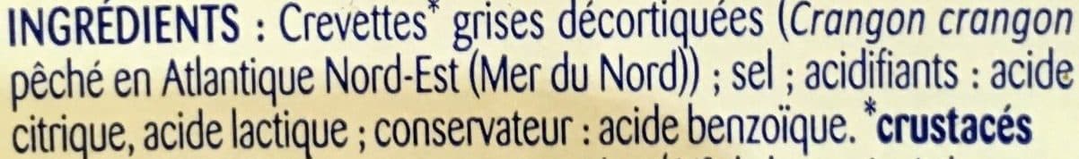 Odyssée Crevettes grises décortiquées et cuites packshot