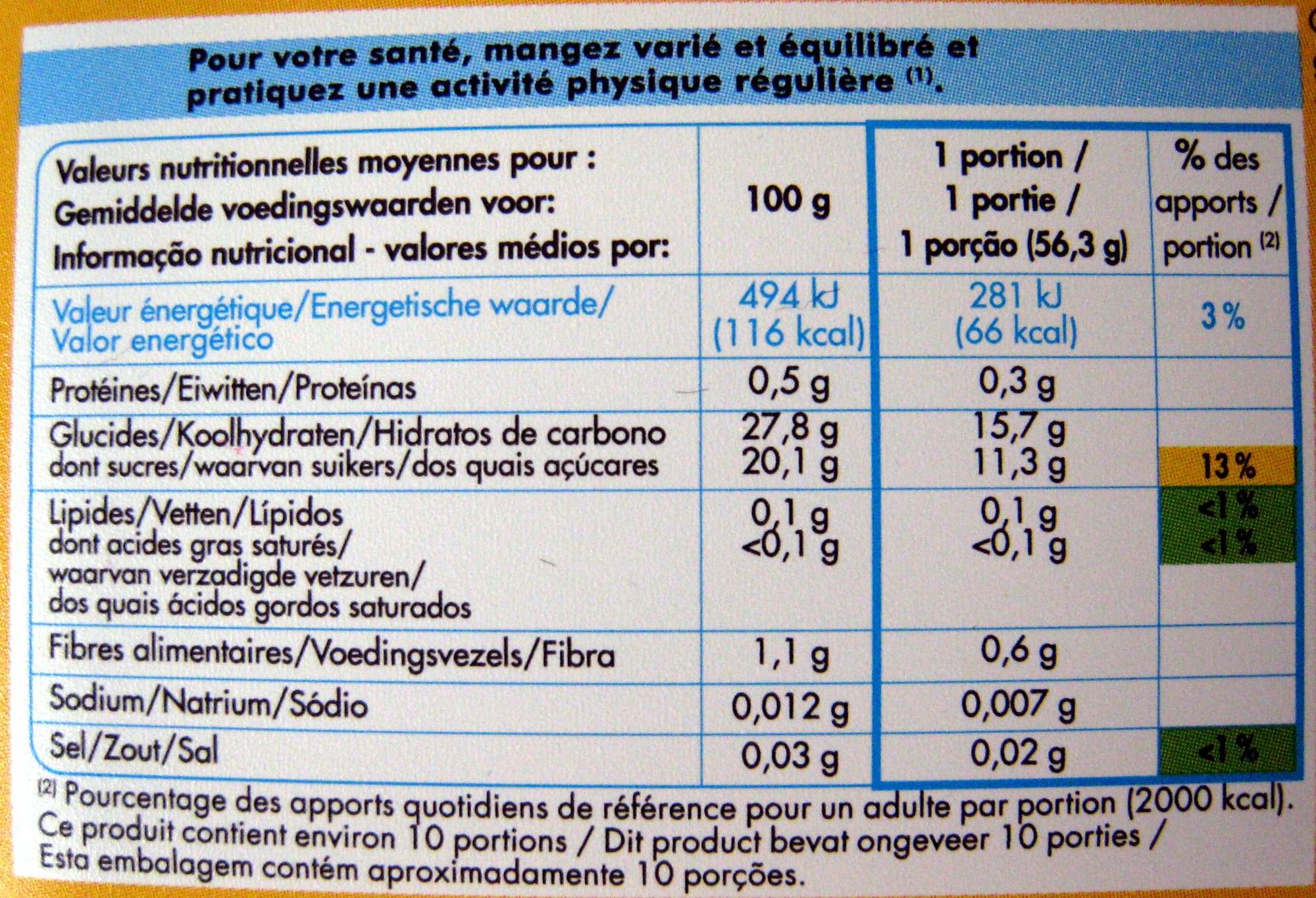 Adélie Bac sorbet poire - 1L packshot