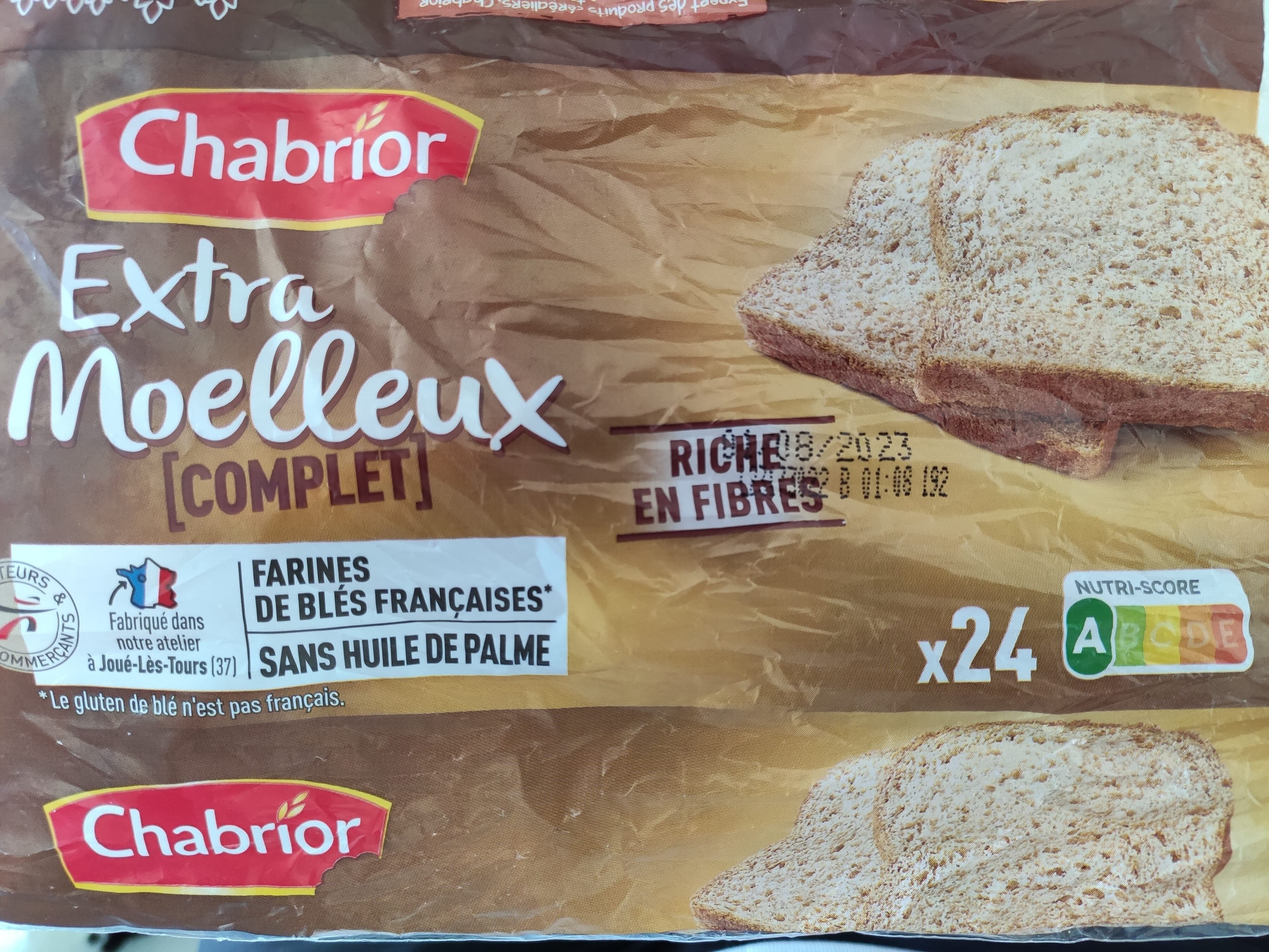 Chabrior Extra Moelleux complet 500g packshot