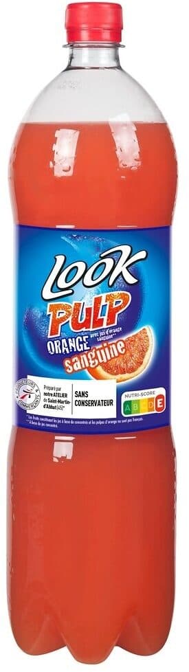 Look Look pulp' Orange sanguine PET 1,5L packshot