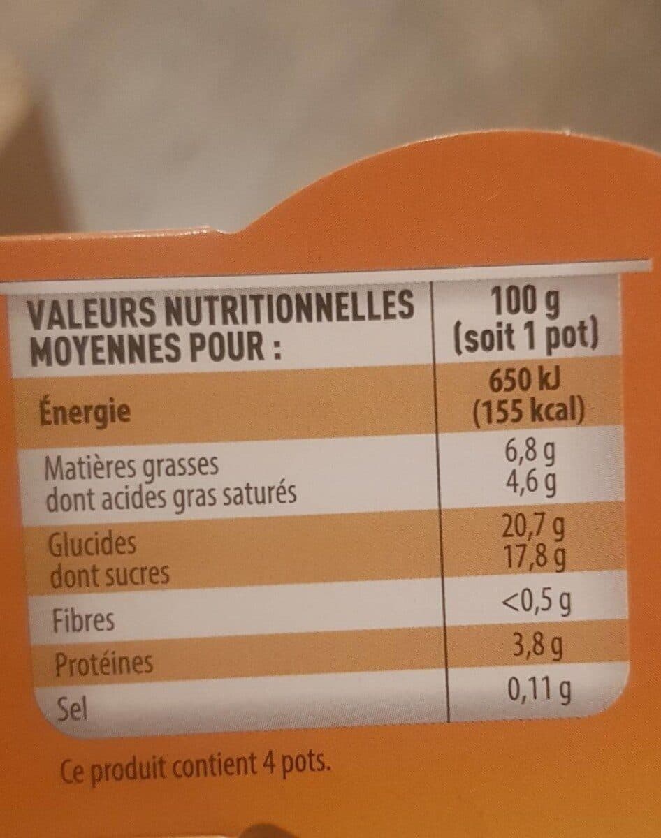 Pâturages Creme aux œufs saveur vanille 4x100g packshot