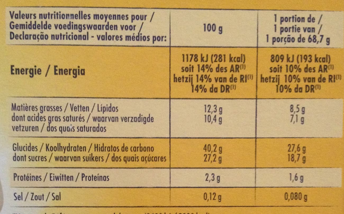 Adélie Vanille Nougatine packshot