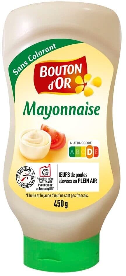 BOUTON d'OR Mayonnaise 450g Squeezer packshot