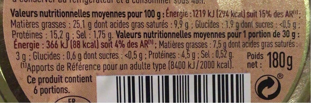 Netto Terrine de sanglier - 180g packshot