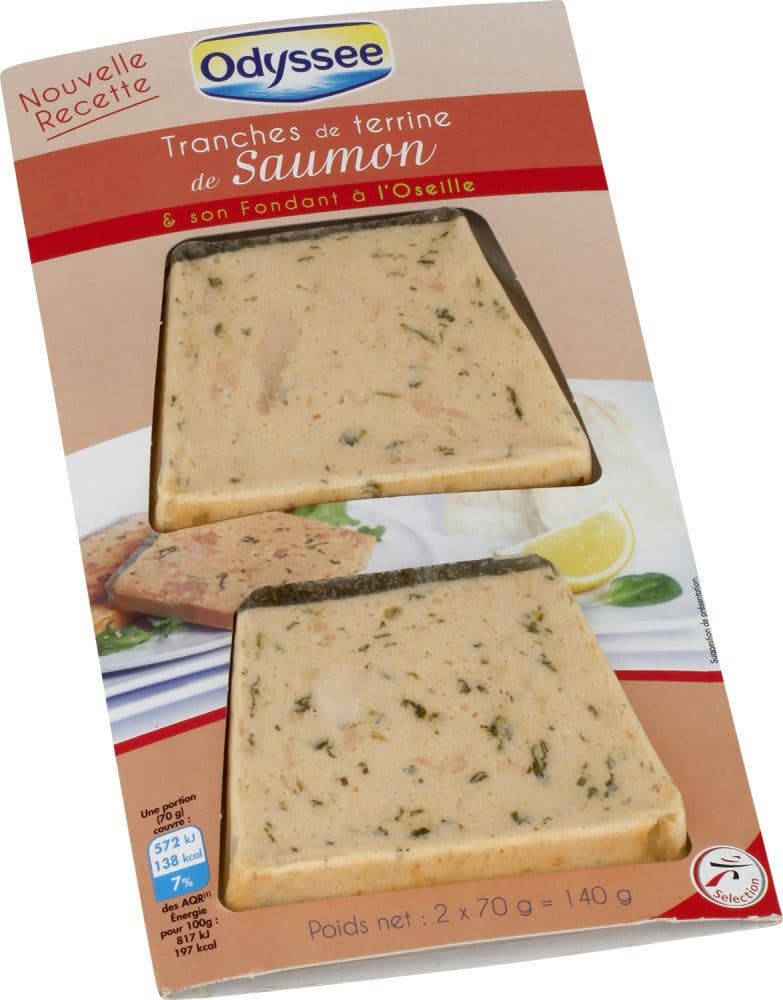 Odyssée La Terrine de saumon packshot