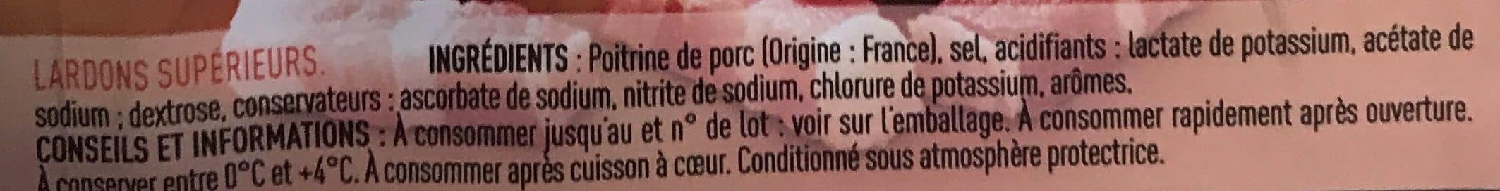 Les Mousquetaires Lardons fumes 200g packshot