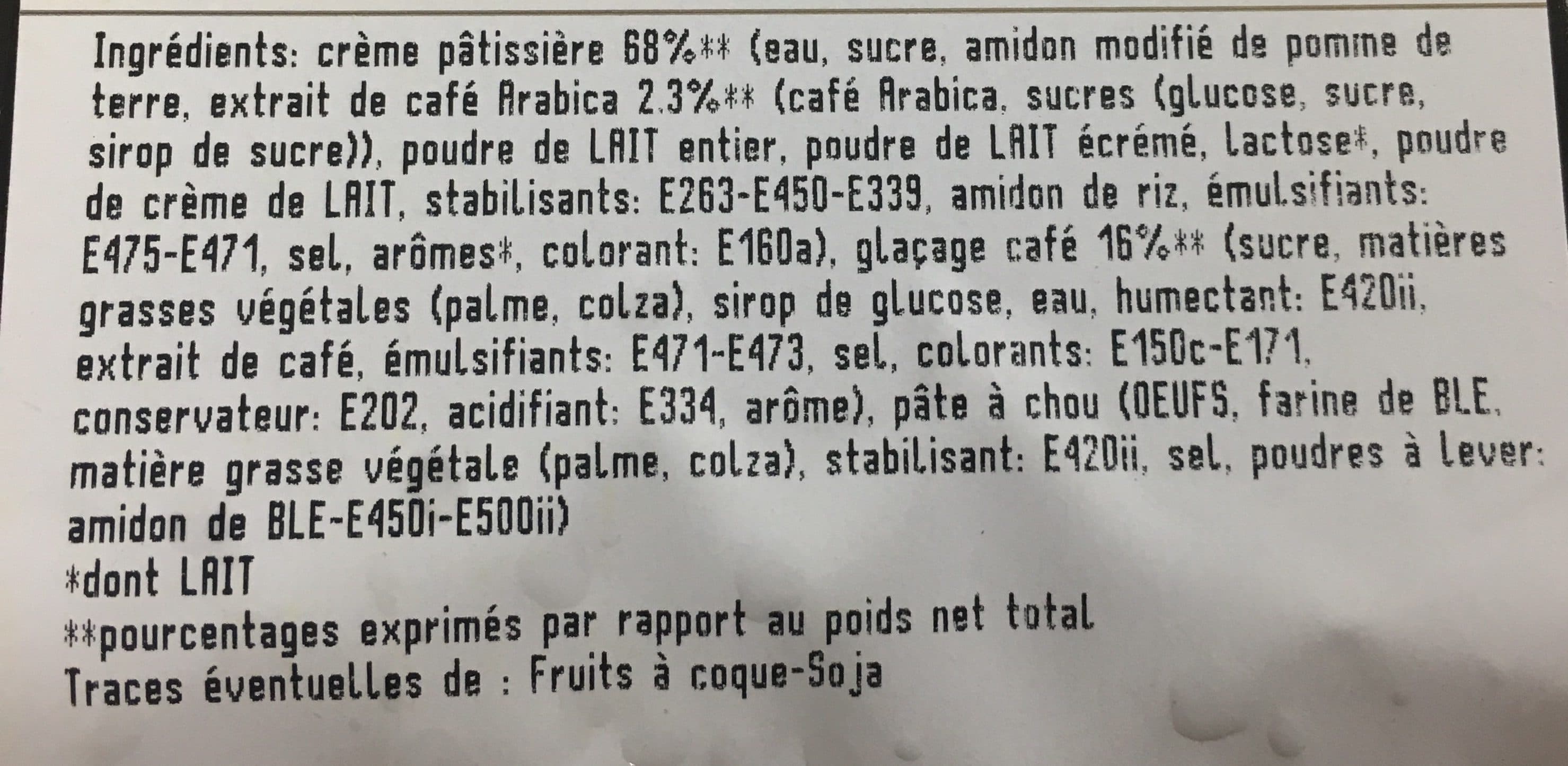 Selection Patissiere Selectionne par votre magasin, Eclair au cafe, les 2 packshot