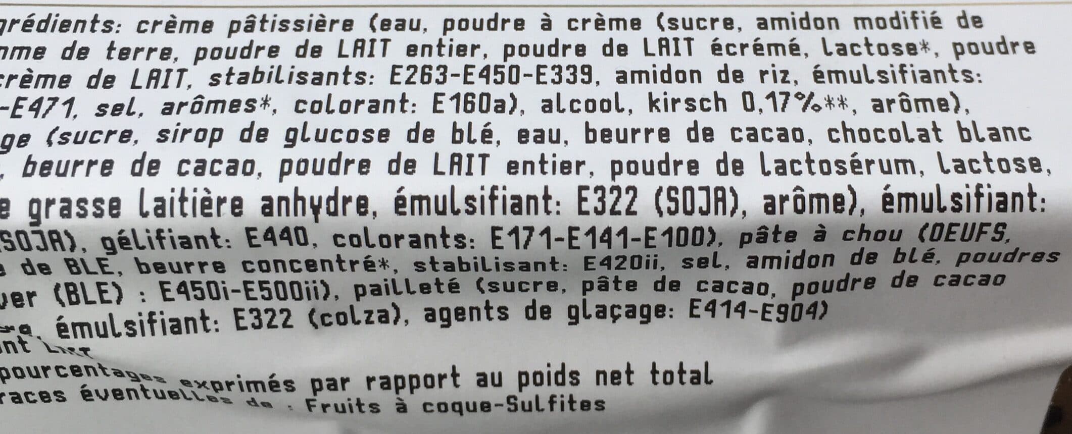 Intermarche Salambo au kirsch Les 2 pièces packshot
