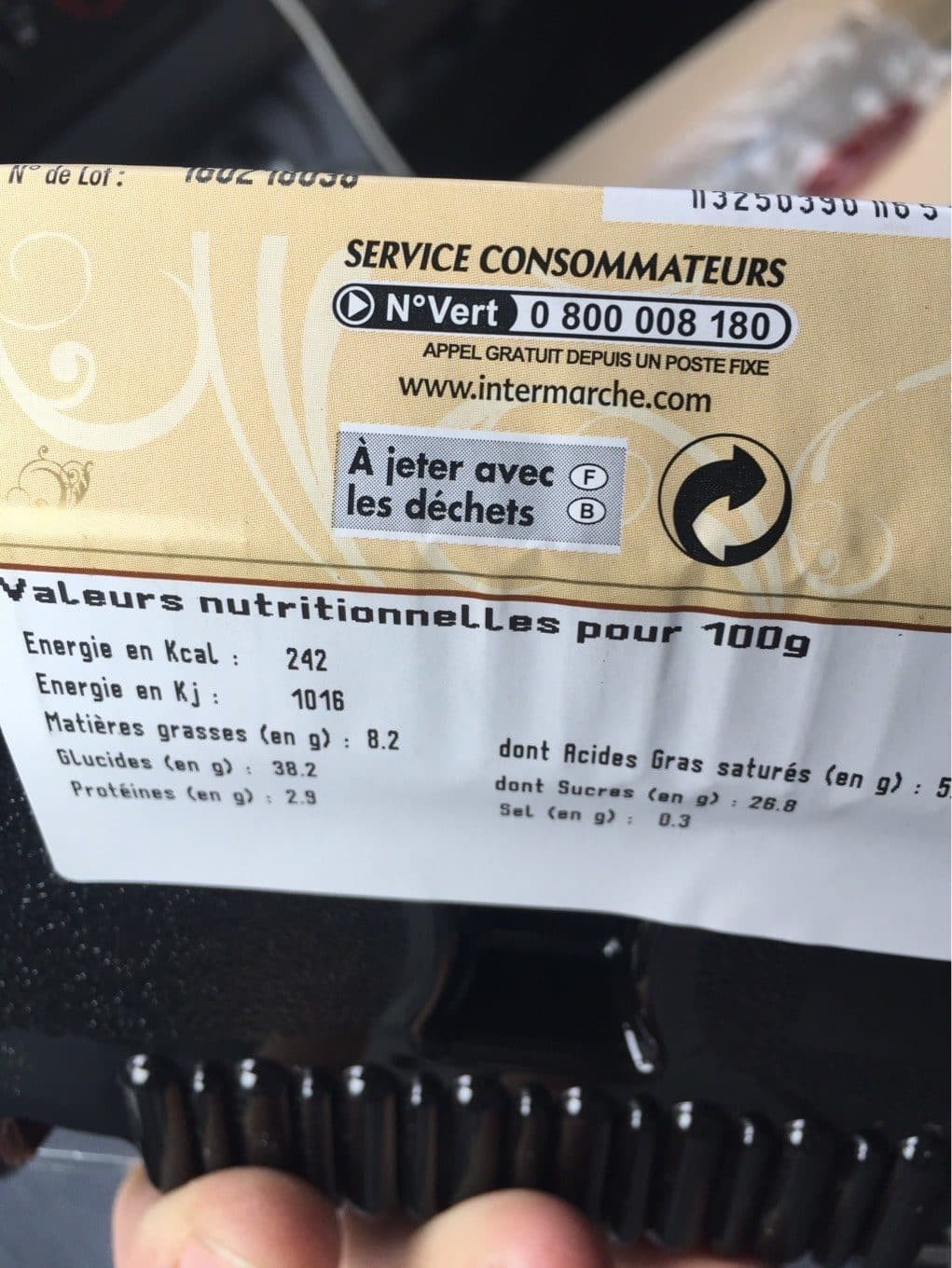 Intermarche Salambo au kirsch Les 2 pièces packshot
