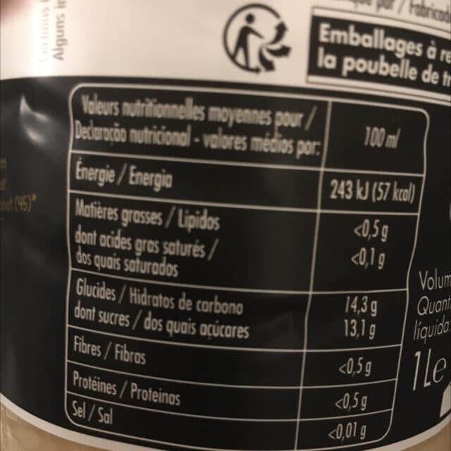 Les creations Nectar Banane PET 1L packshot