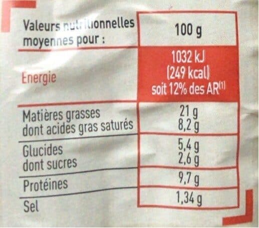 Netto BOUDIN NOIR ANTILLAIS 480g 6x80g NETTO - massif TRAD (saisonnier hiver - octobre à avril) packshot