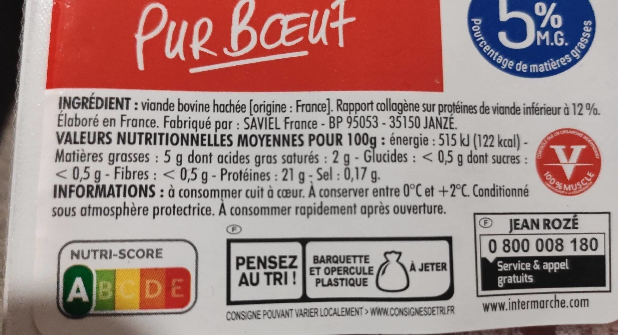 Jean Rozé La viande hachée packshot