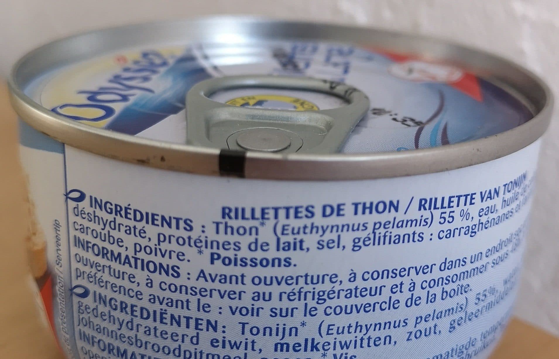 Odyssée Rillettes de thon packshot