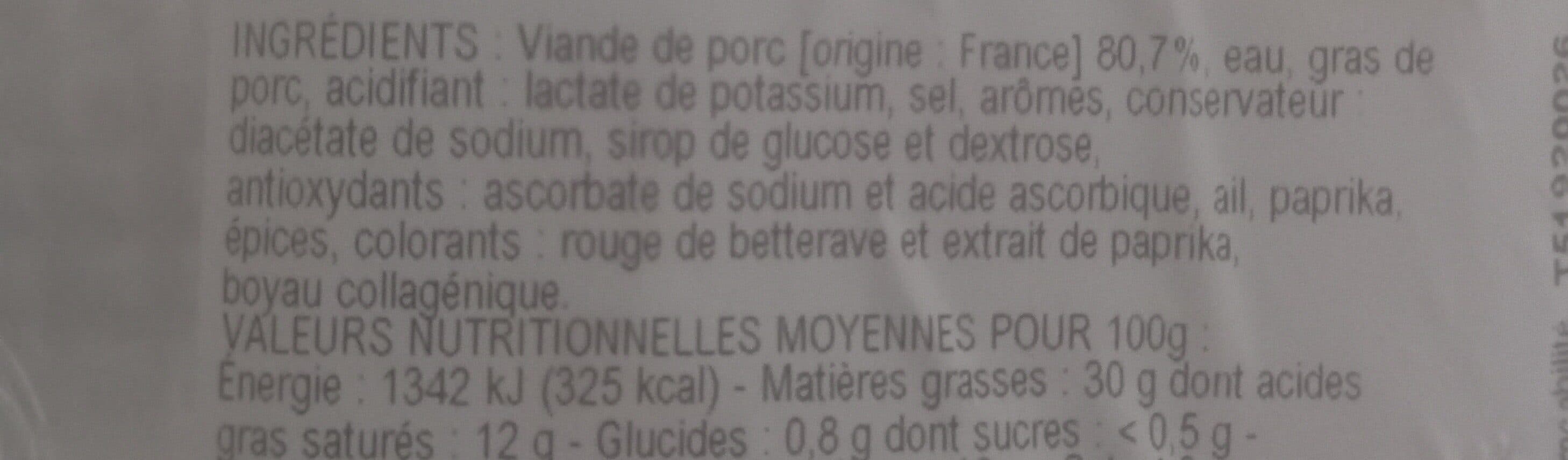 Petit prix Jean Roze Chipolata X6 packshot