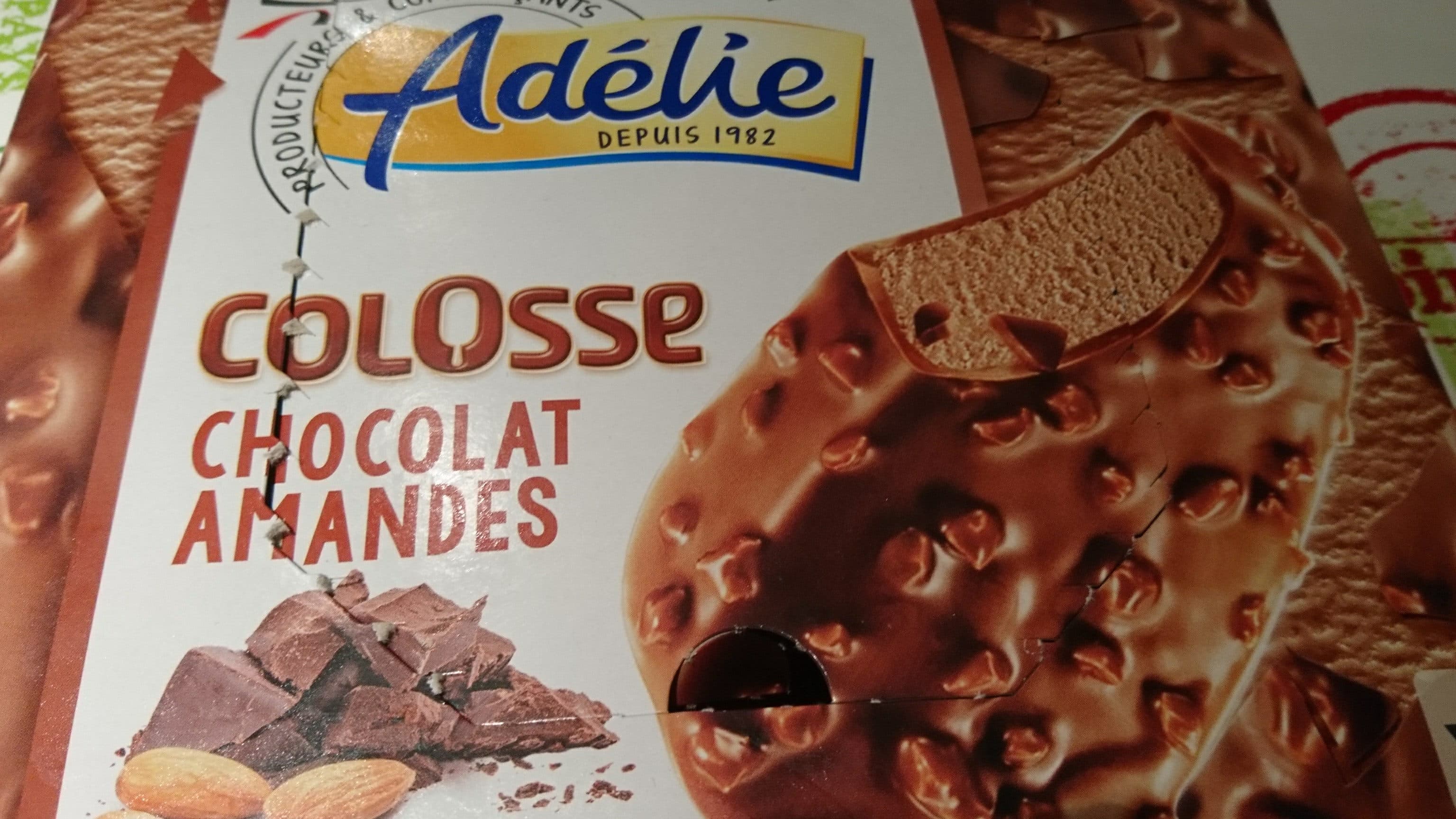 Adelie Colosse Chocolat Amandes (x4) packshot
