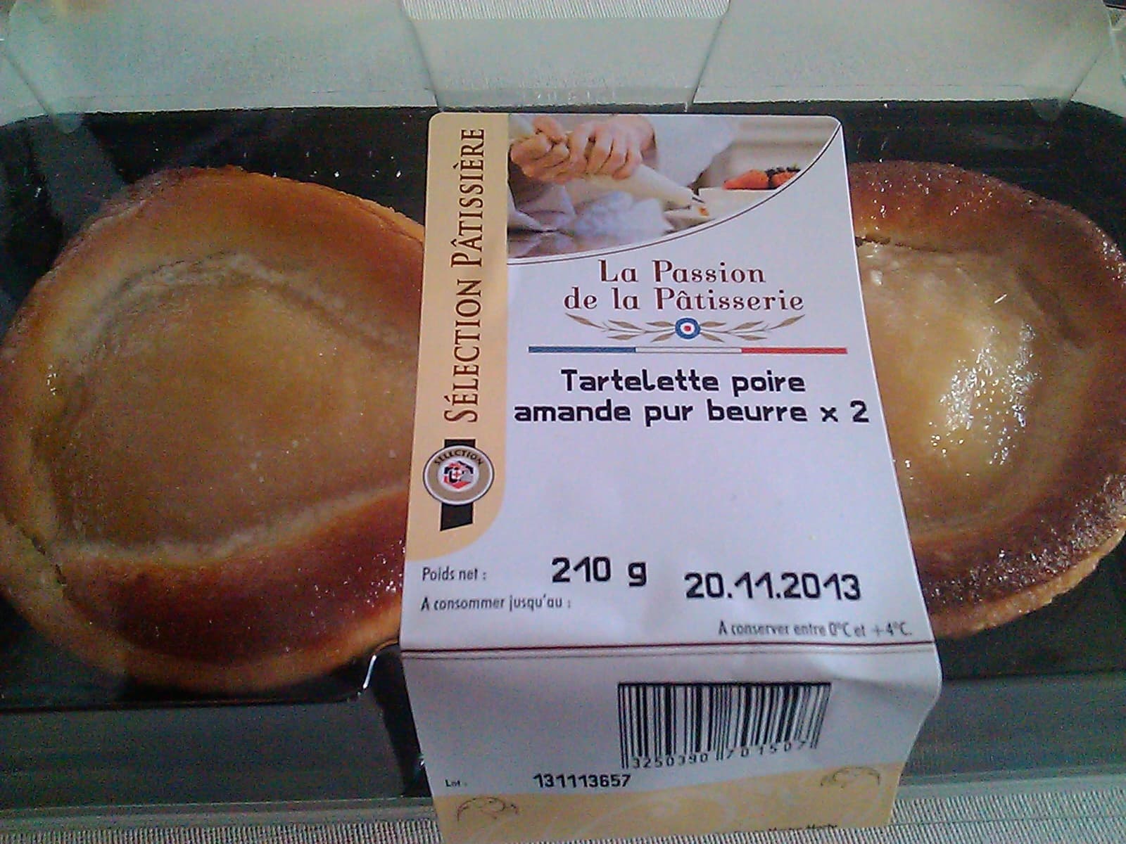 Intermarché Tartelette Poire Amande Pur Beurre X 2 Sélection Intermarché packshot