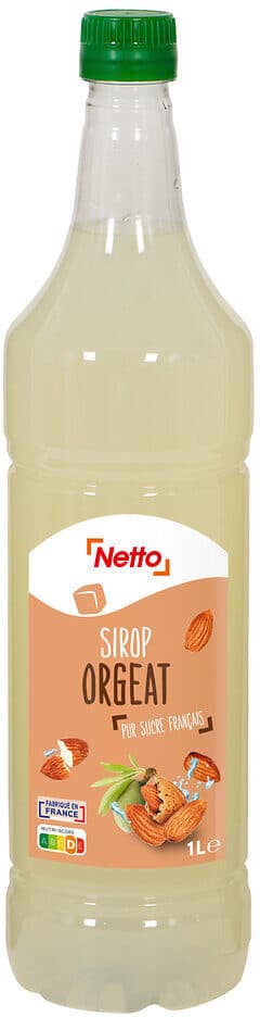 Netto Sirop Orgeat PET 1L packshot