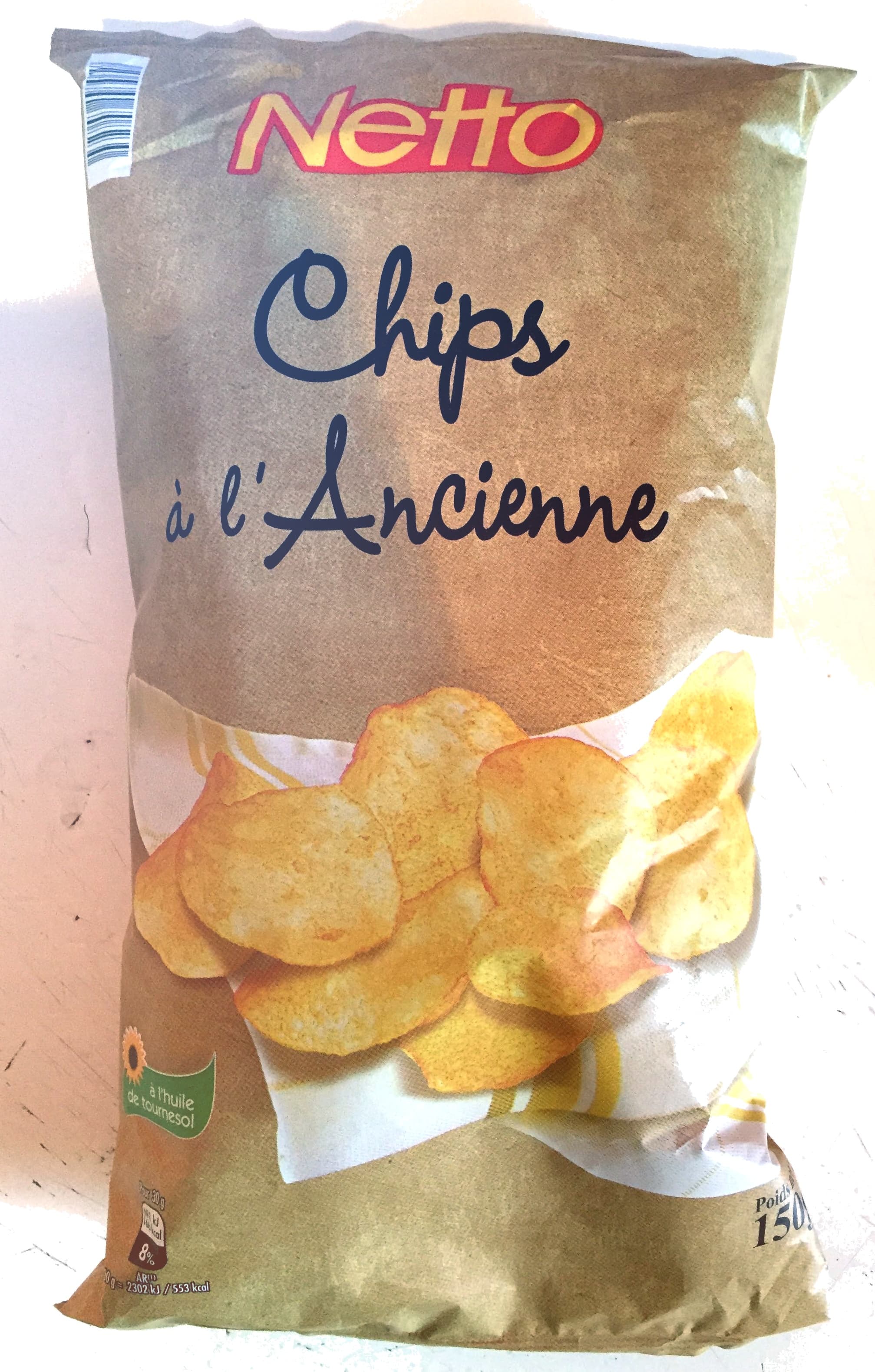Netto Chips à l'ancienne packshot