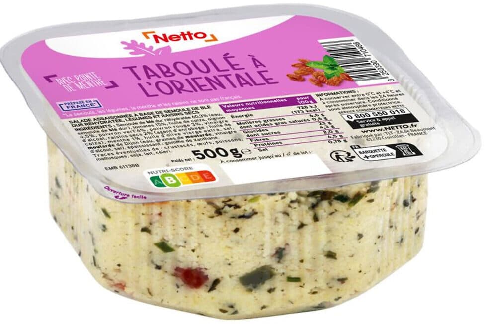 Les Mousquetaires Taboule a l'orientale 500g packshot