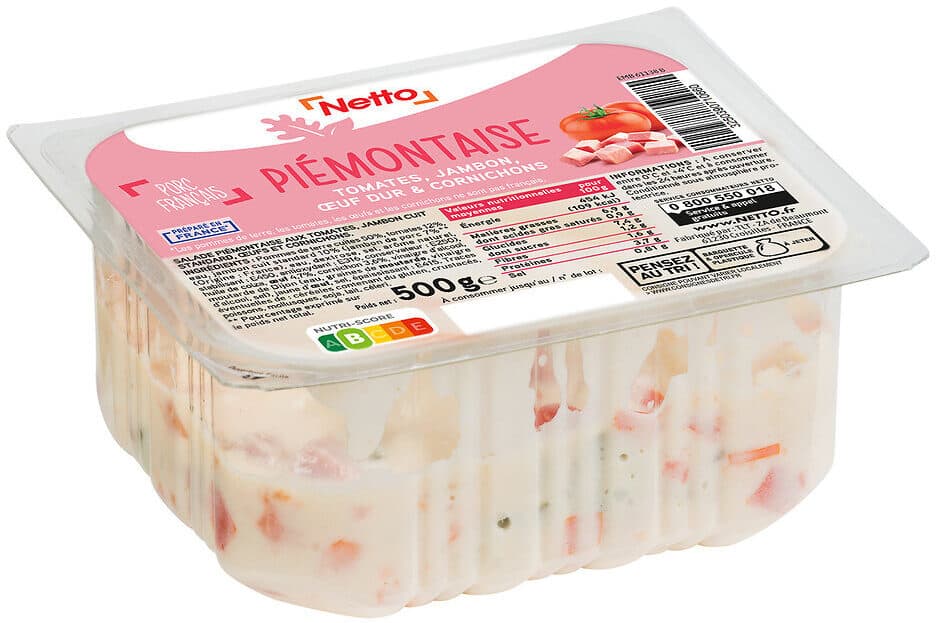 Netto Piemontaise 500g packshot