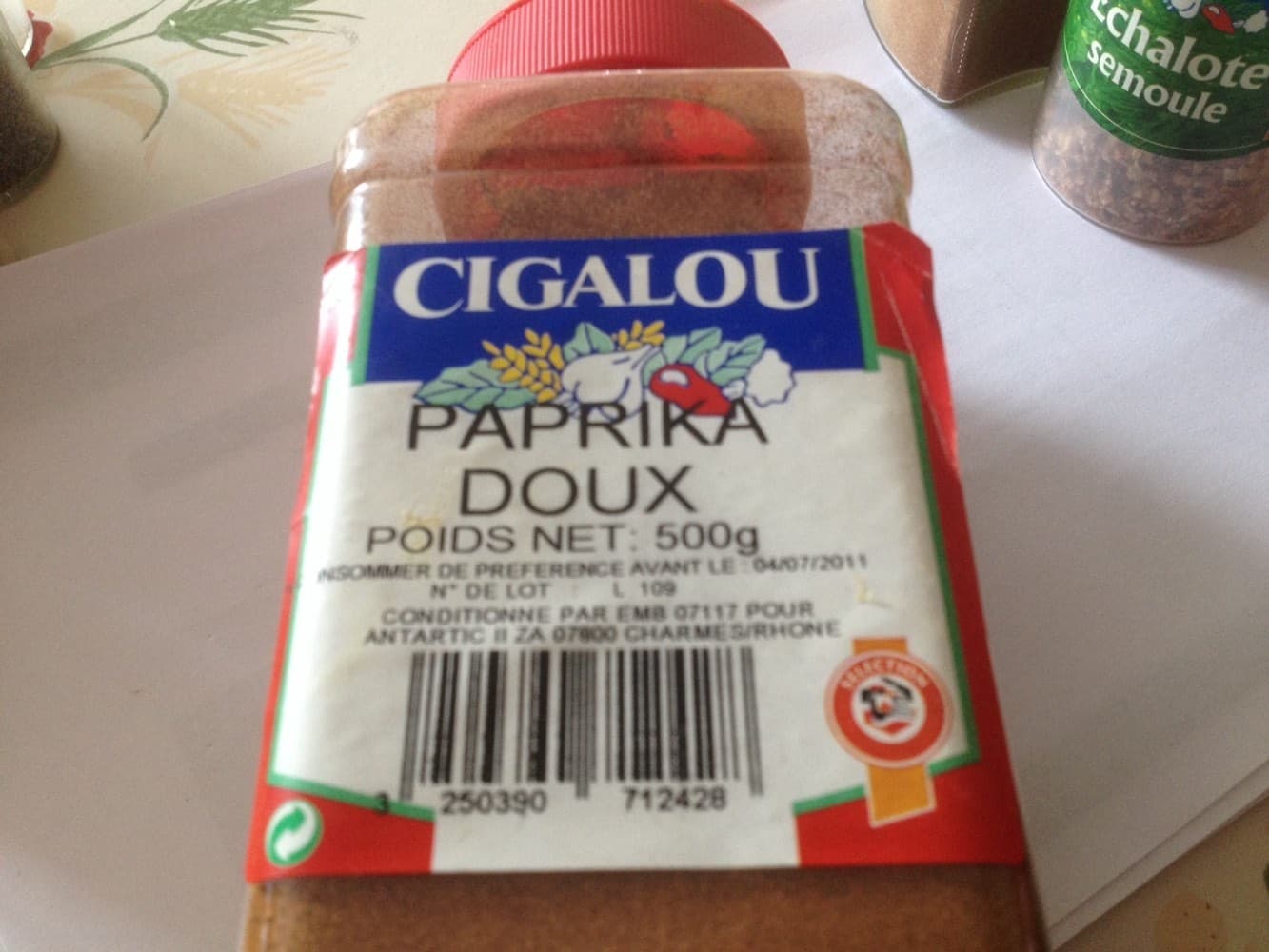 Cigalou Paprika doux packshot