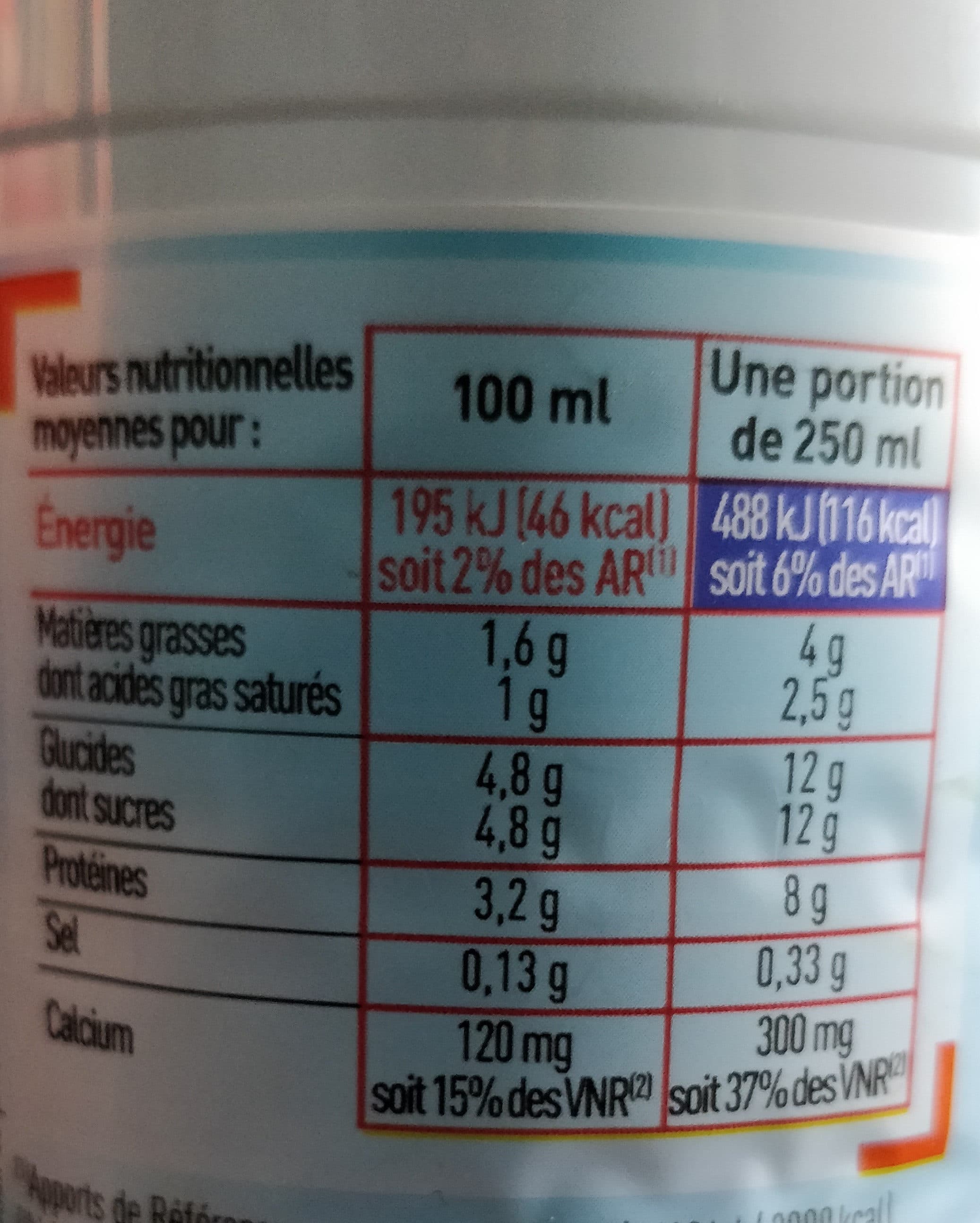 Netto Lait uht 1/2 ecreme bt 50cl packshot