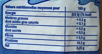 Odyssée FILETS DE COLIN (Lieu) MSC 800G packshot