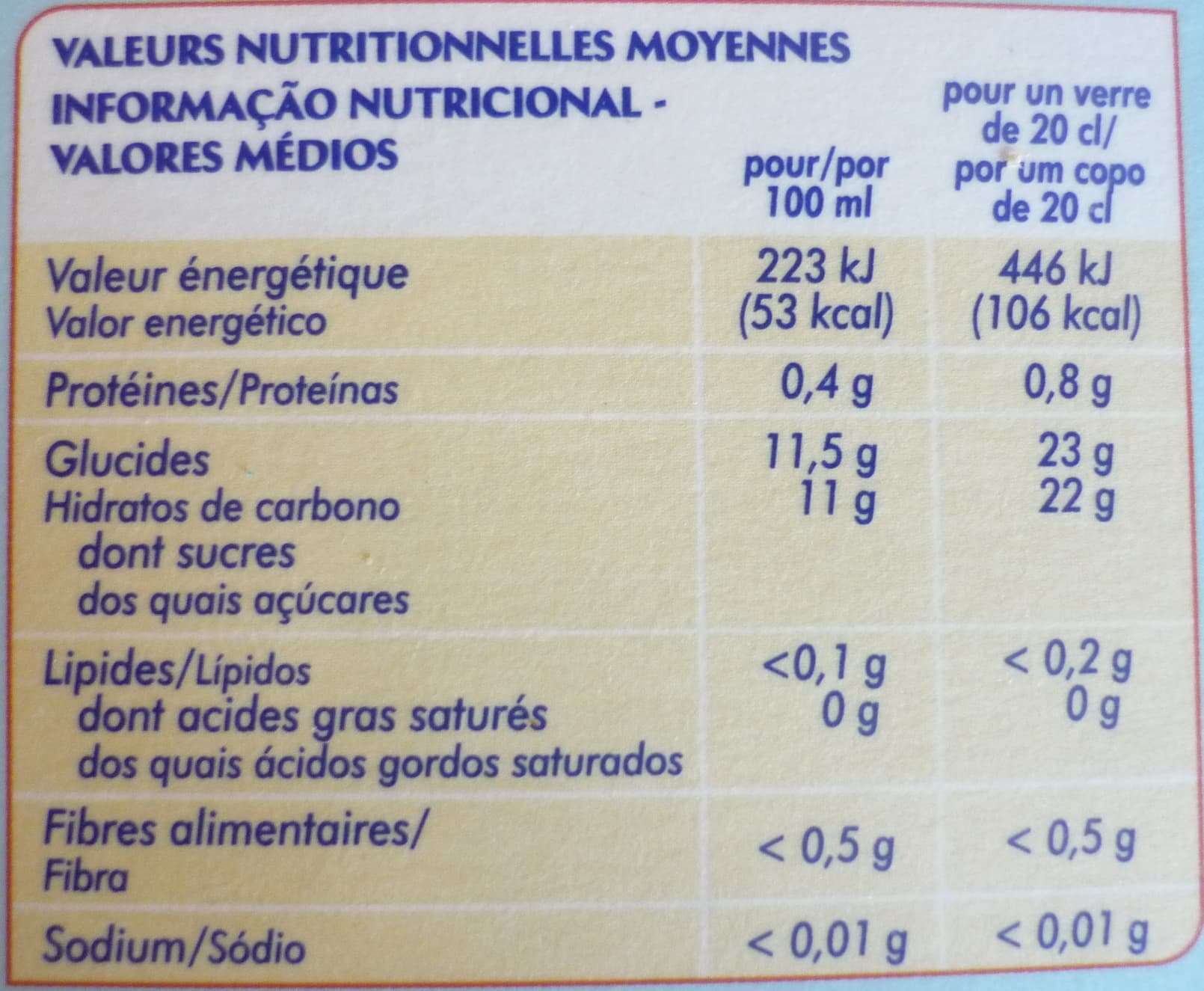 Paquito Paq nectar Orange-banane bk 2L packshot