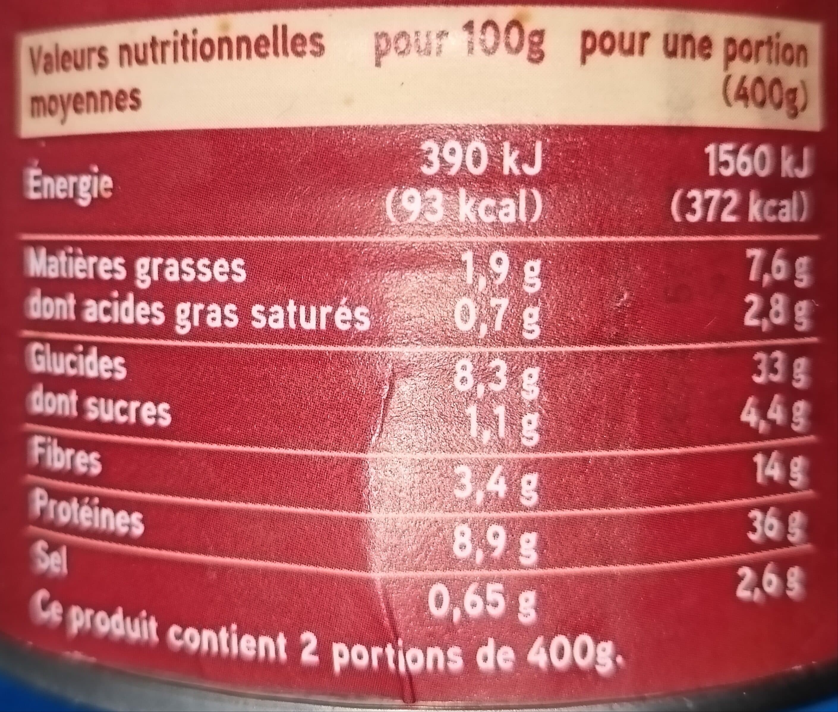 Netto Bœuf aux Haricots 800g packshot