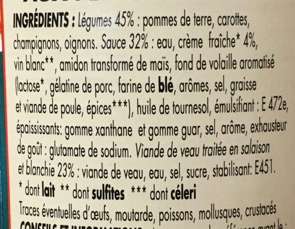 Netto Blanquette de Veau 400g packshot