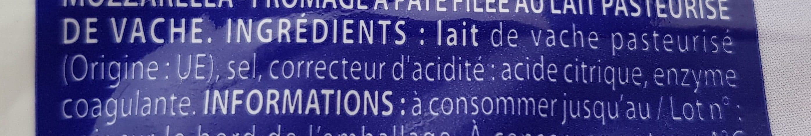 Pâturages Mozzarella lp 400g packshot