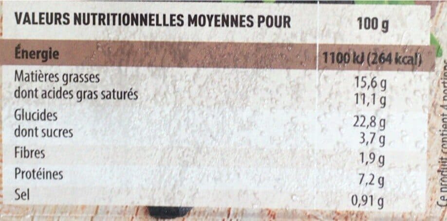 Claude leger 4 Paniers feuilletés Saint Jacques - 4 x 100g packshot