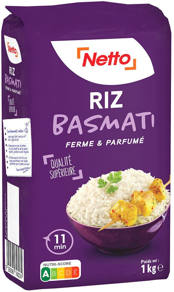 Netto NETTO Riz basmati sac 1kg packshot