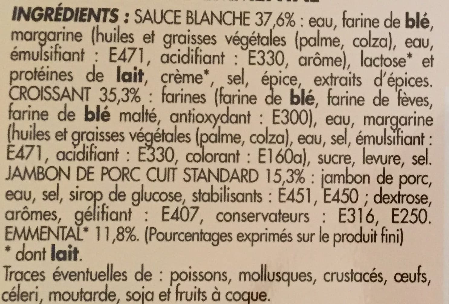 Netto CROISSANT JAMBON x 2 packshot
