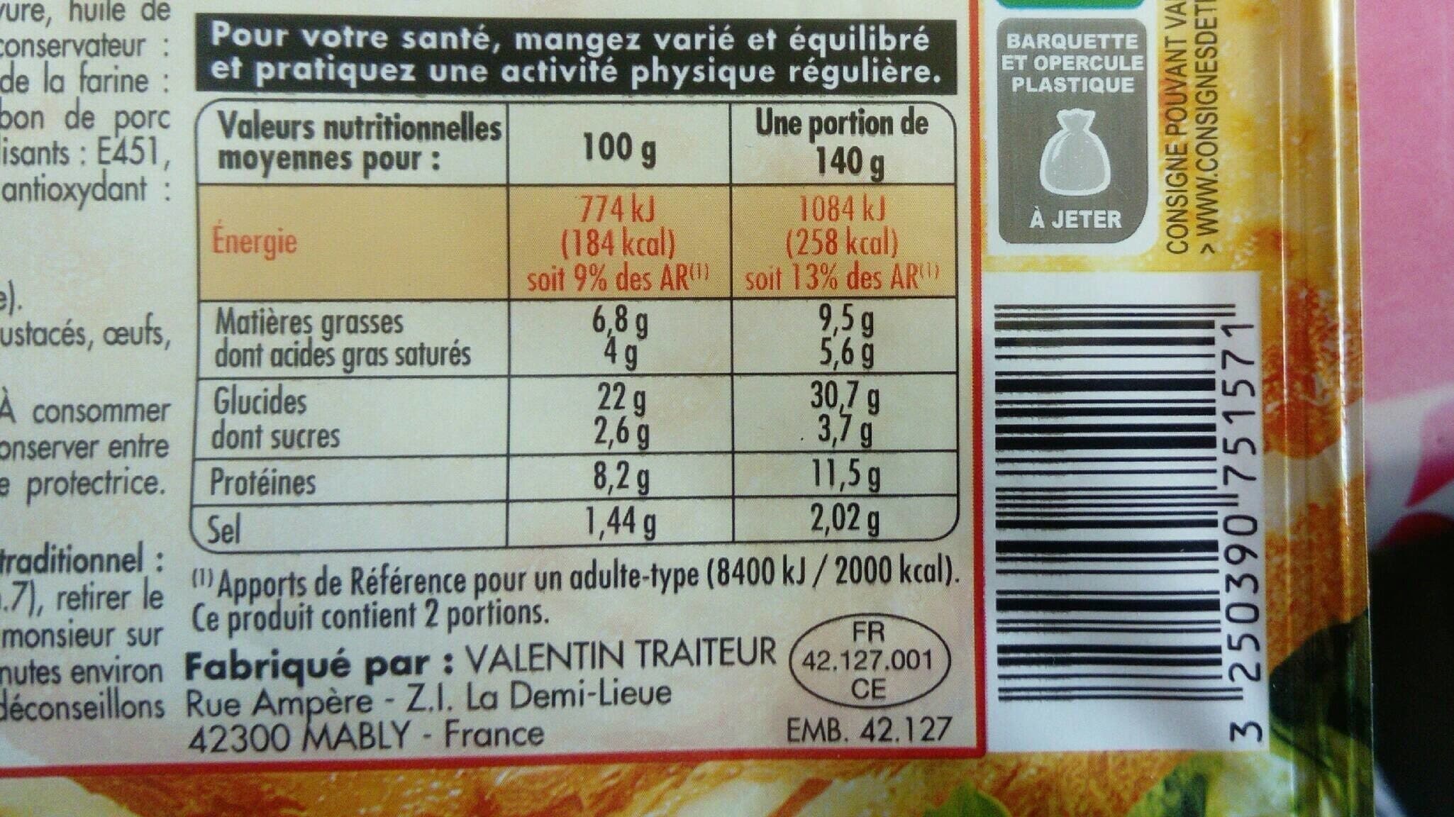 Netto CROQUE AU JAMBON x 2 packshot