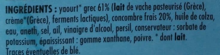 Itinéraire des Saveurs Tzatziki - 180g packshot