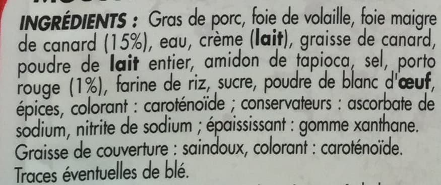Netto MOUSSE DE CANARD SUPERIEURE AU PORTO 200g packshot