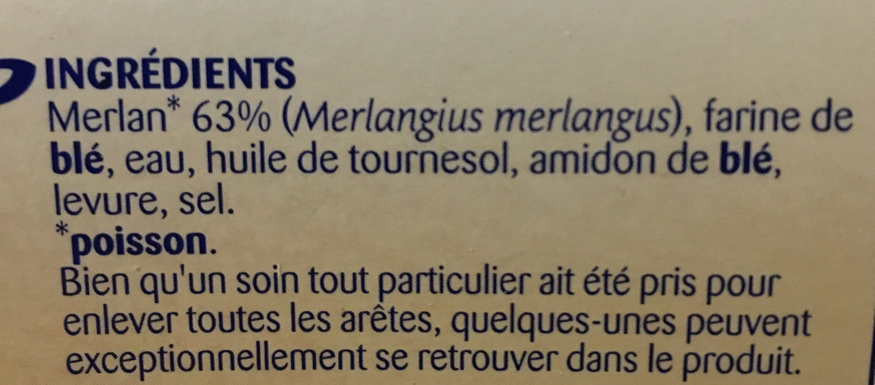 Intermarché Filets de merlan panés packshot