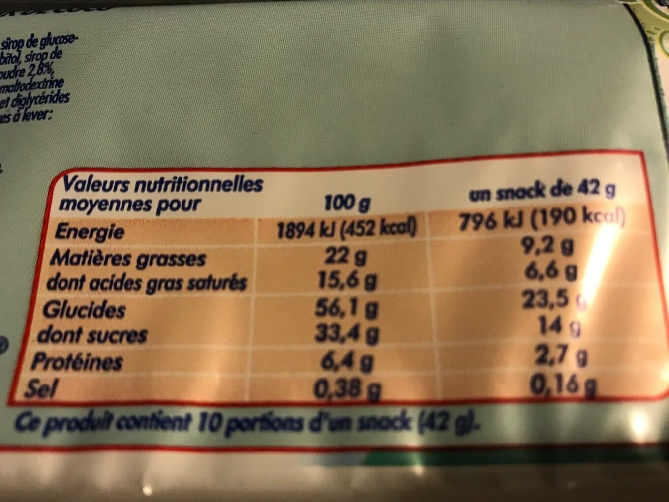 Selection Snack lait coco packshot
