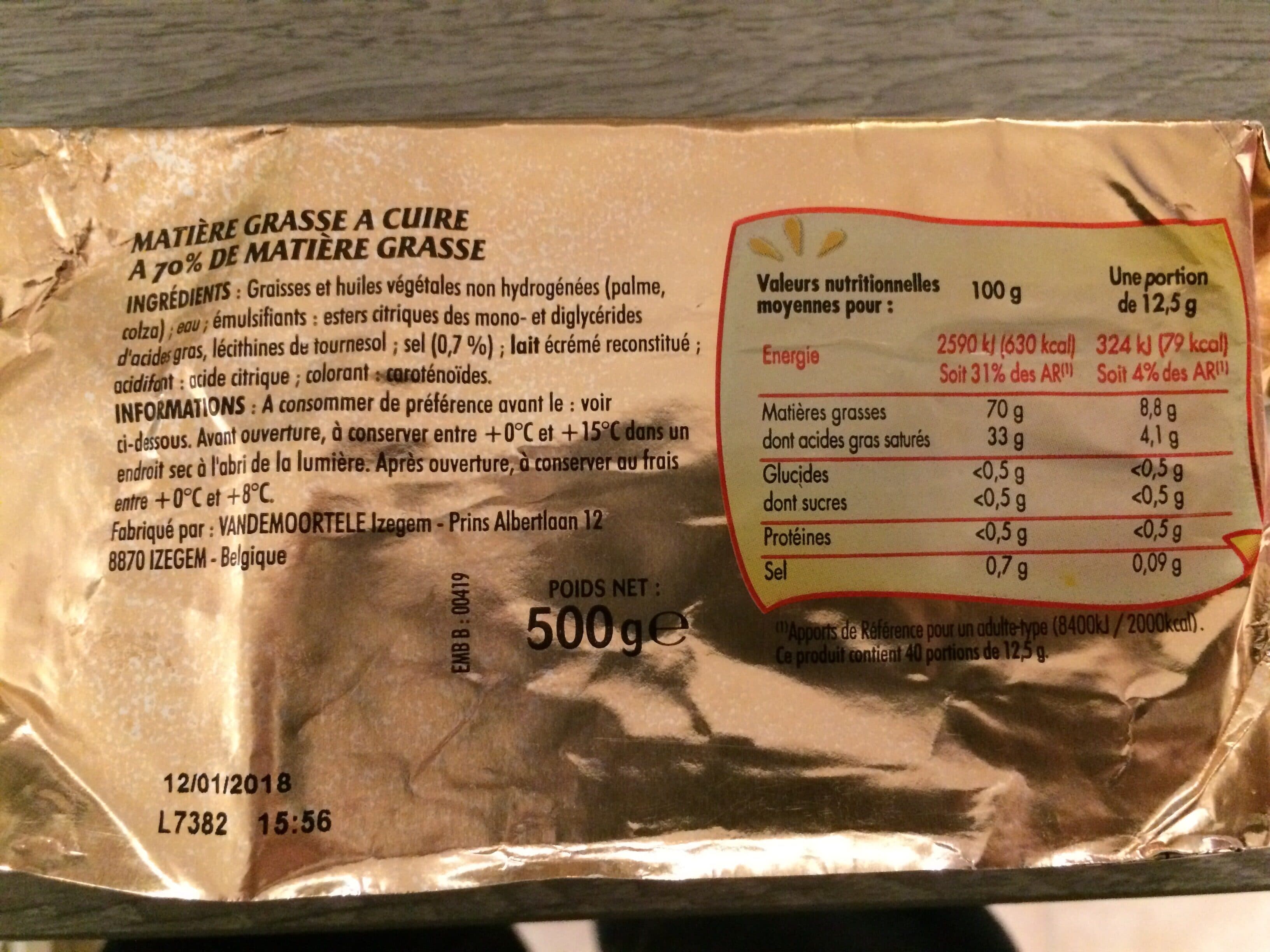 Bouton d'or Matière grasse cuisine & pâtisserie packshot