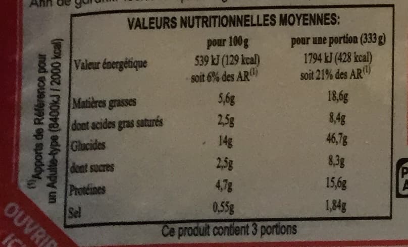 Netto LASAGNE BOLOGNAISE 1Kg packshot