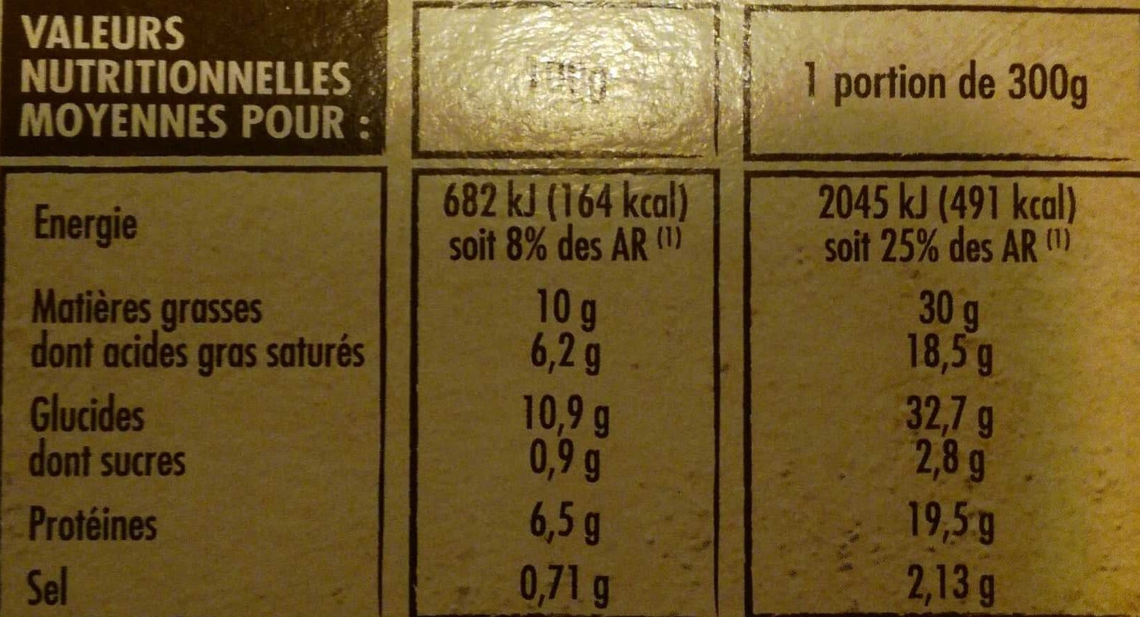 Intermarché TARTIFLETTE GRATINEE AU REBLOCHON DE SAVOIE 300g packshot