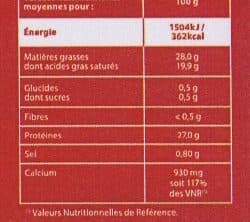 Pâturages Emmental français râpé packshot