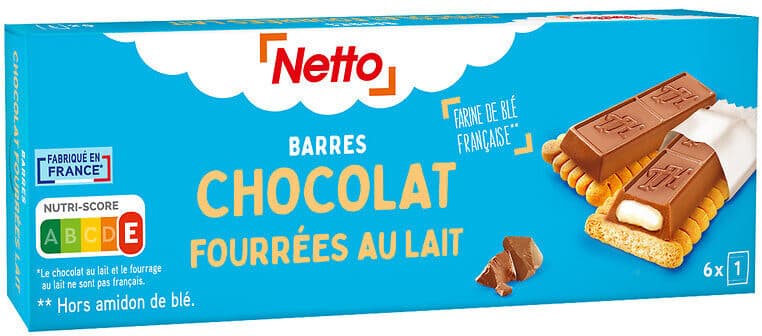 Netto Barre lait -120g - A toute heure packshot