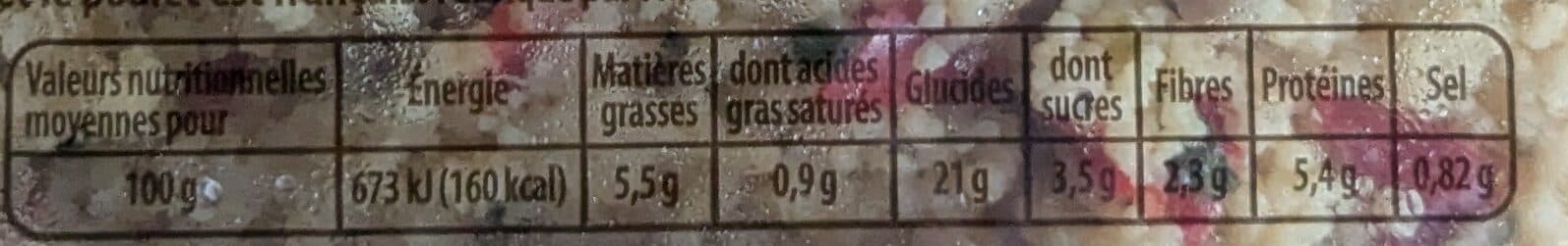 Monique Ranou Taboule poulet 300g packshot