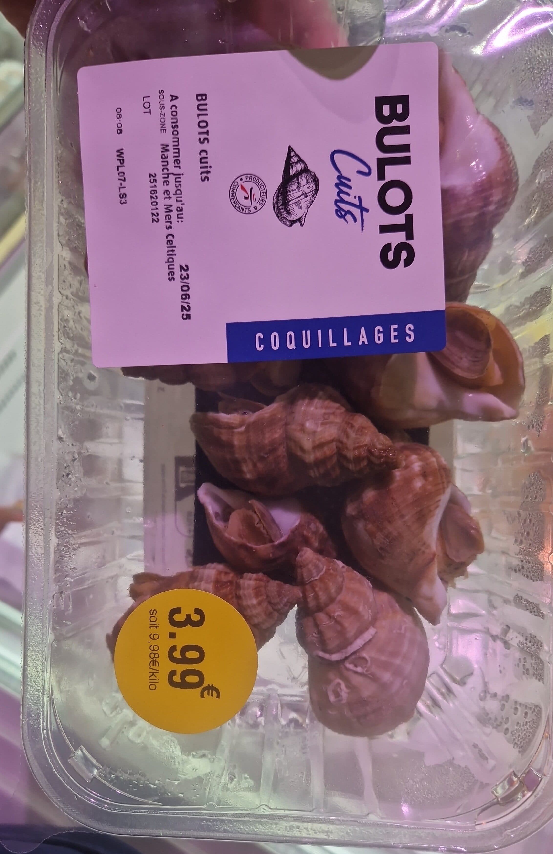 Capitaine Houat Bulots Cuits Barquette packshot