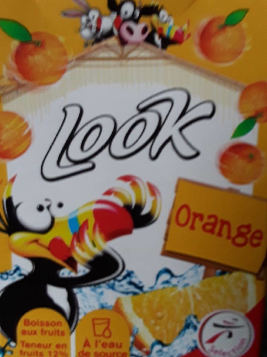 Look Look Orange bk 6x20cl - P'tits Prods packshot