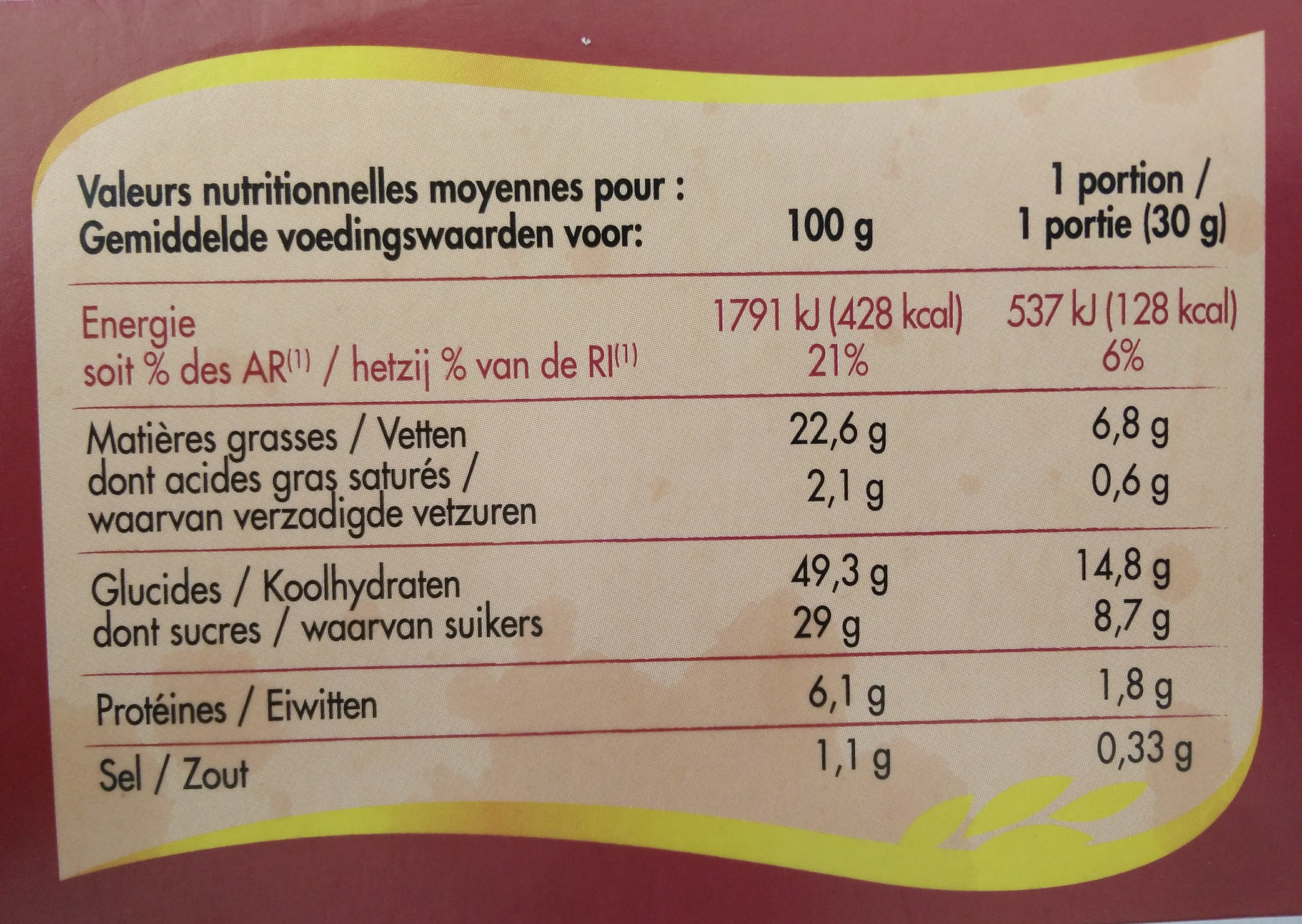 Chabrior Barre marbrée saveur cacao packshot