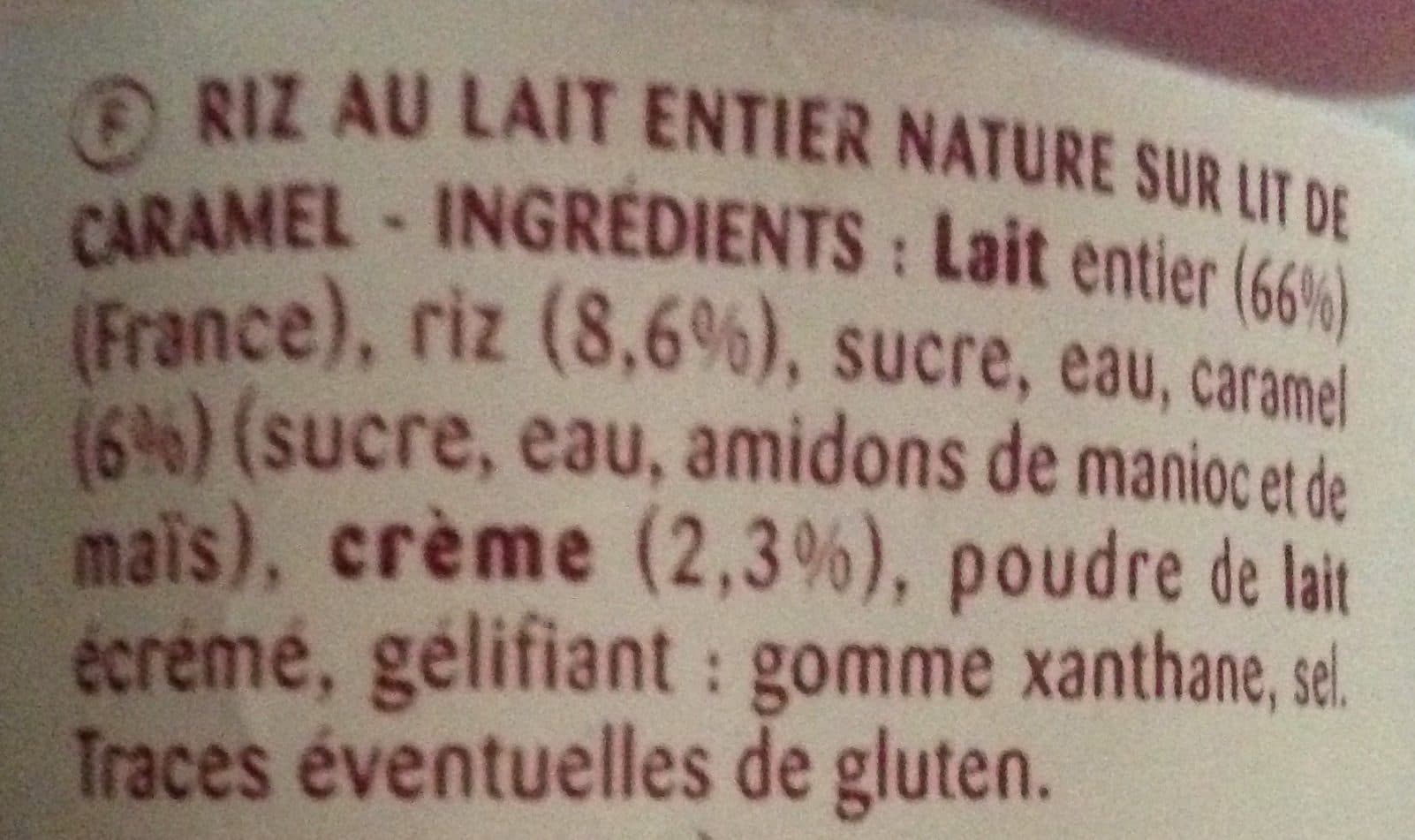 Paturages Riz nature sur lit caramel 4x115g packshot