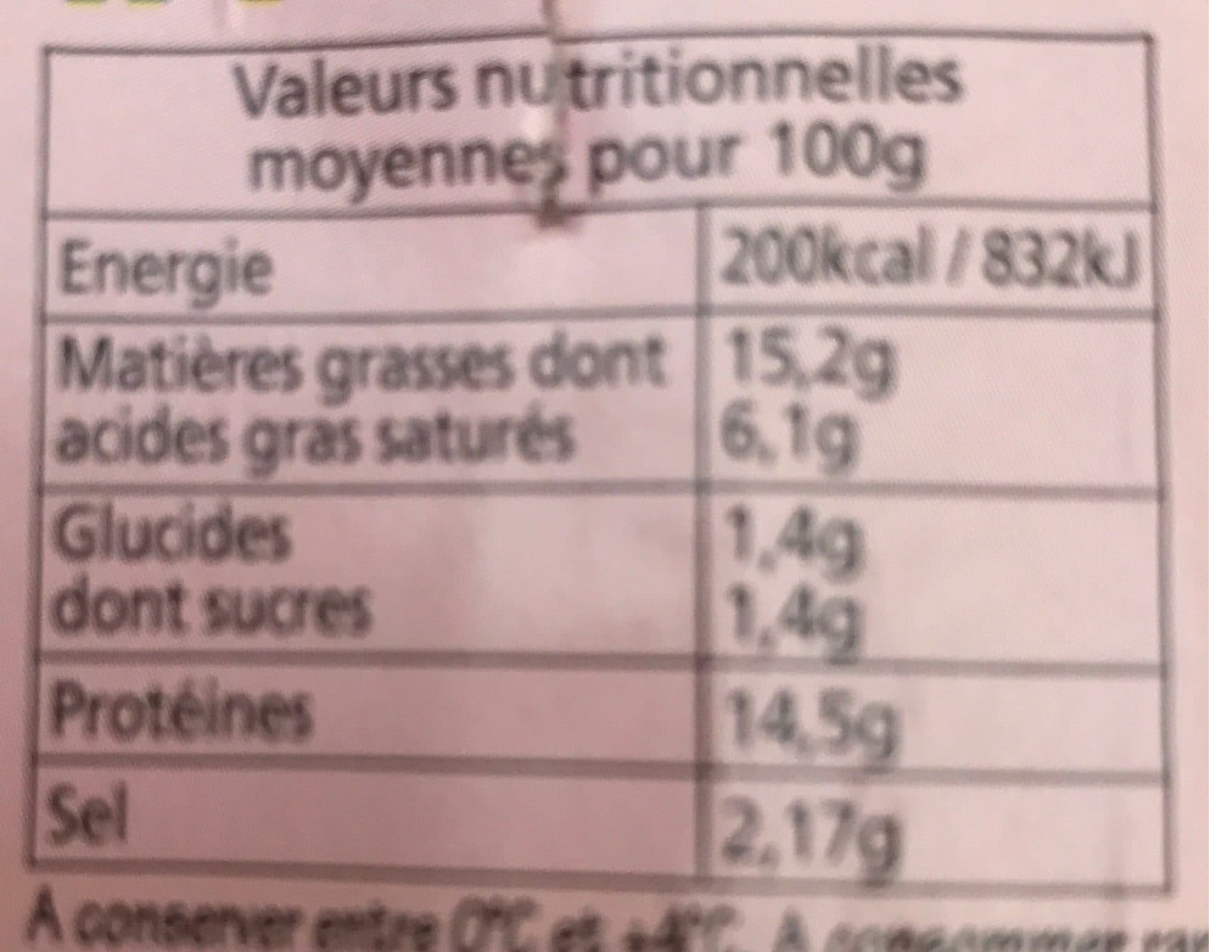 LE PORC FRANCAIS Roulade au jambon (2 x 7 tranches) packshot